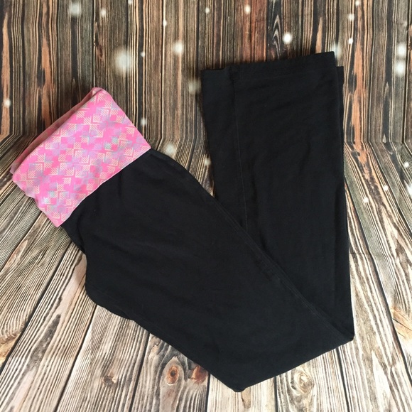 mossimo foldover bootcut yoga pants